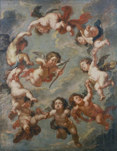 Putti-天井の装飾 作： Peter Paul Rubens